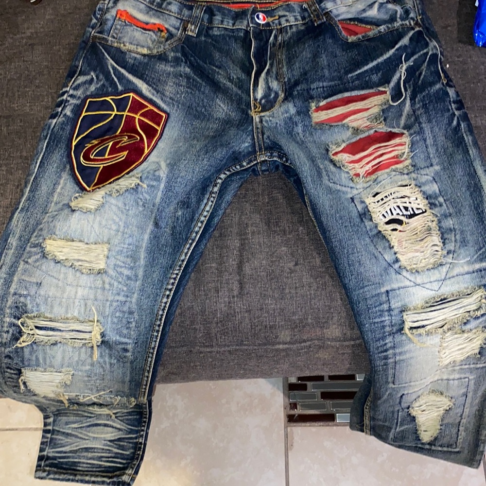 Nba cavaliers jeans mens